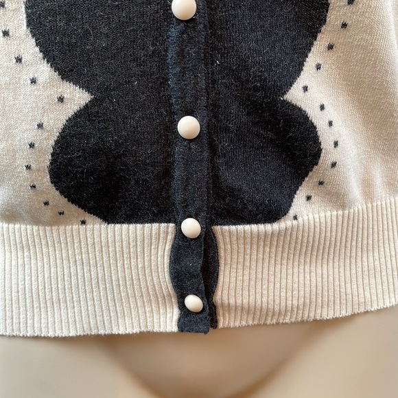 J CREW CASHMERE & COTTON BUTTON FRONT CARDIGAN - Picture 4 of 8